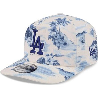 Casquette courbée bleue snapback 19TWENTY Tropics Los Angeles Dodgers MLB New Era