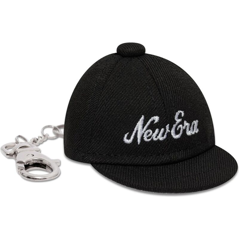 porte-cles-noir-mini-cap-chain-new-era porte-cles-noir-mini-cap-chain-new-era