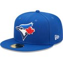 new-era-flat-brim-59fifty-ac-perf-toronto-blue-jays-mlb-blue-fitted-cap