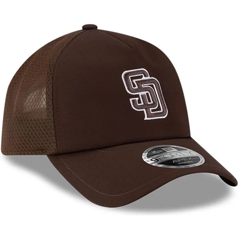 new-era-9forty-apex-batting-practice-san-diego-padres-mlb-brown-trucker-hat new-era-9forty-apex-batting-practice-san-diego-padres-mlb-brown-trucker-hat