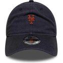 new-era-curved-brim-brown-logo-9twenty-mini-logo-new-york-mets-mlb-navy-blue-adjustable-cap