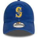 casquette-courbee-bleue-ajustable-9twenty-core-classic-seattle-mariners-mlb-new-era