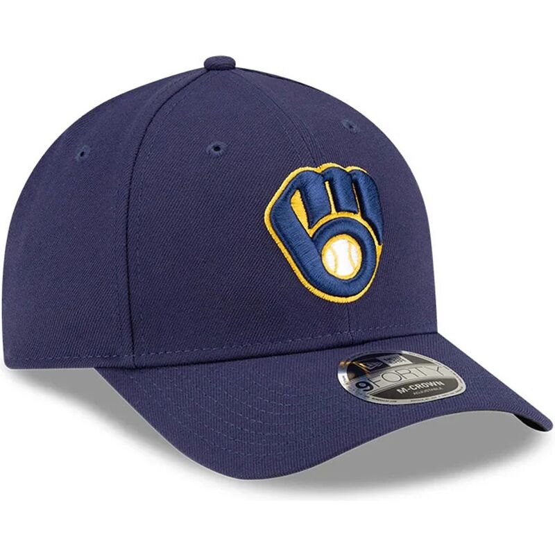 new-era-curved-brim-9forty-m-crown-player-replica-milwaukee-brewers-mlb-navy-blue-snapback-cap