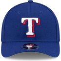 new-era-curved-brim-9forty-m-crown-player-replica-texas-rangers-mlb-blue-snapback-cap