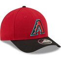new-era-curved-brim-9forty-m-crown-player-replica-arizona-diamondbacks-mlb-red-and-black-snapback-cap