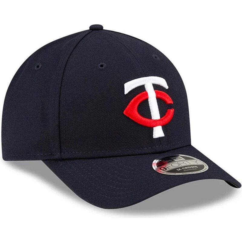 casquette-courbee-bleue-marine-snapback-9forty-m-crown-player-replica-minnesota-twins-mlb-new-era
