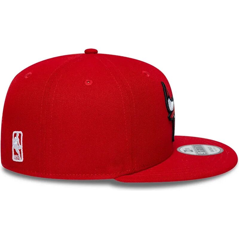 new-era-flat-brim-9fifty-chicago-bulls-nba-red-snapback-cap new-era-flat-brim-9fifty-chicago-bulls-nba-red-snapback-cap