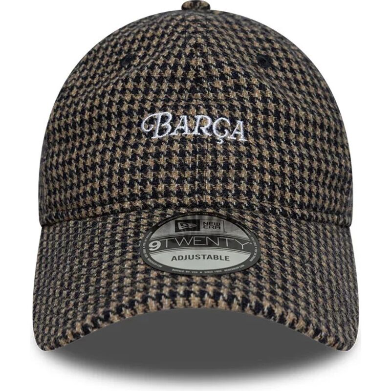 casquette-courbee-marron-ajustable-9twenty-herringbone-fc-barcelona-laliga-new-era casquette-courbee-marron-ajustable-9twenty-herringbone-fc-barcelona-laliga-new-era