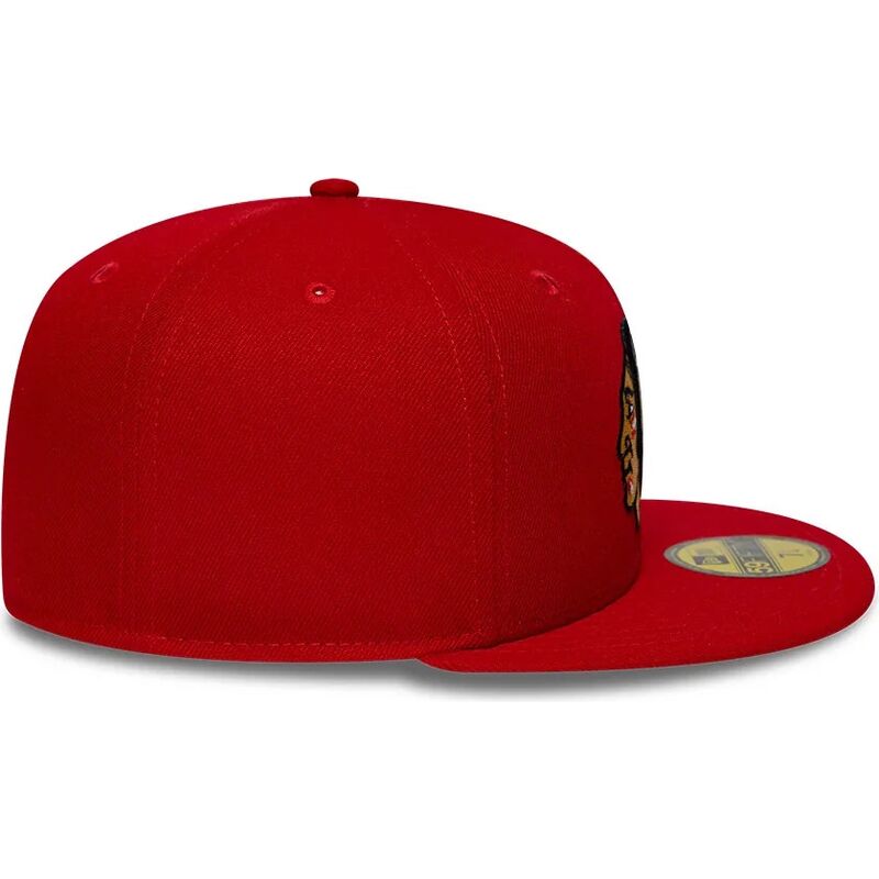 casquette-plate-rouge-ajustee-59fifty-basic-chicago-blackhawks-nhl-new-era casquette-plate-rouge-ajustee-59fifty-basic-chicago-blackhawks-nhl-new-era