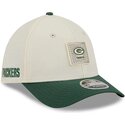 new-era-curved-brim-39thirty-m-crown-training-2026-green-bay-packers-nfl-green-and-beige-fitted-cap