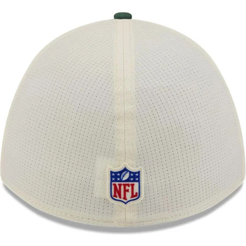new-era-curved-brim-39thirty-m-crown-training-2026-green-bay-packers-nfl-green-and-beige-fitted-cap new-era-curved-brim-39thirty-m-crown-training-2026-green-bay-packers-nfl-green-and-beige-fitted-cap