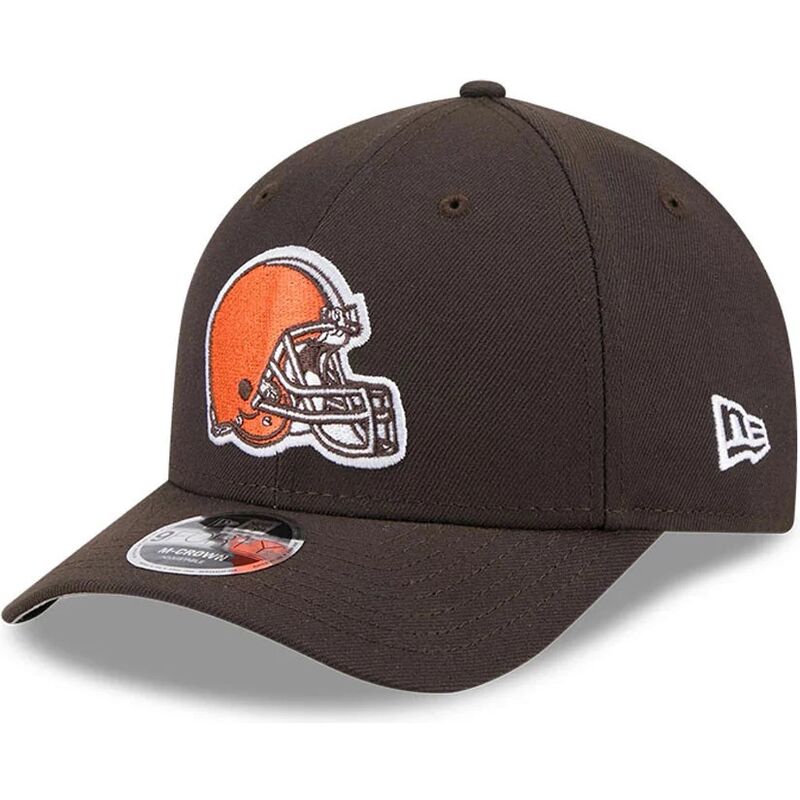 casquette-courbee-marron-snapback-9forty-m-crown-team-cleveland-browns-nfl-new-era casquette-courbee-marron-snapback-9forty-m-crown-team-cleveland-browns-nfl-new-era