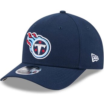 Casquette courbée bleue marine snapback 9FORTY M-Crown Team Tennessee Titans NFL New Era