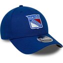 casquette-courbee-bleue-snapback-9forty-m-crown-team-new-york-rangers-nhl-new-era