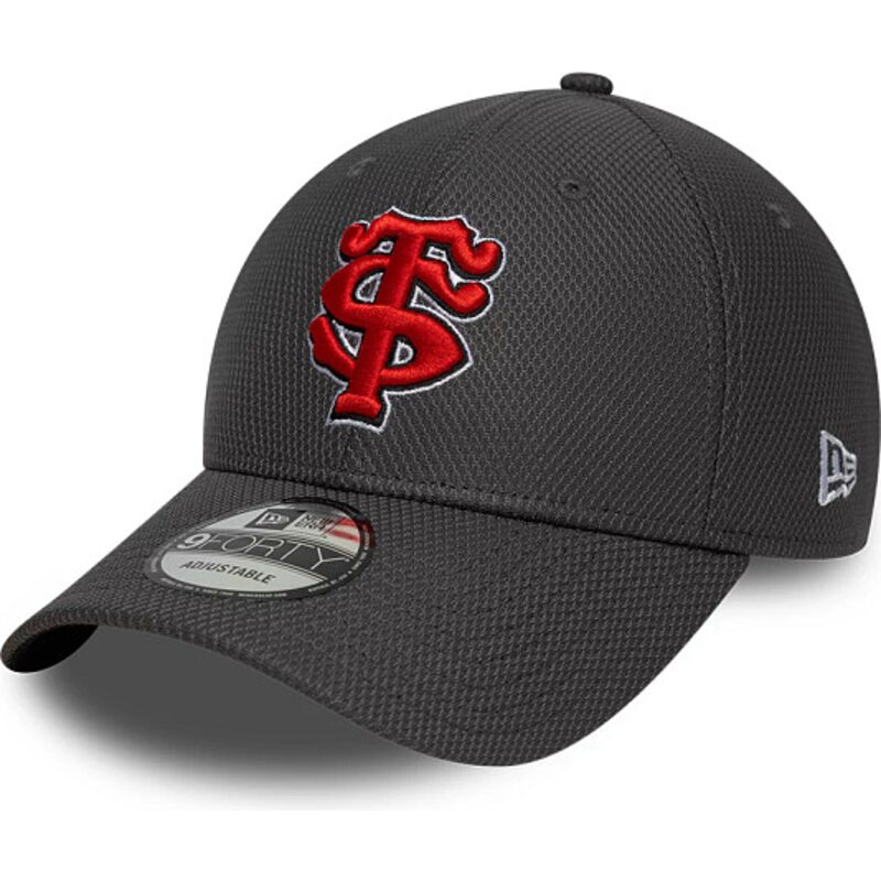 casquette-courbee-grise-snapback-avec-logo-rouge-9forty-diamond-era-stade-toulousain-top-14-new-era casquette-courbee-grise-snapback-avec-logo-rouge-9forty-diamond-era-stade-toulousain-top-14-new-era
