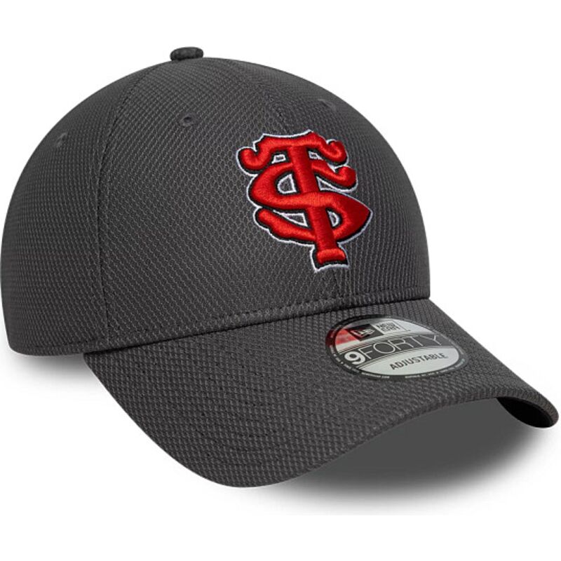 casquette-courbee-grise-snapback-avec-logo-rouge-9forty-diamond-era-stade-toulousain-top-14-new-era casquette-courbee-grise-snapback-avec-logo-rouge-9forty-diamond-era-stade-toulousain-top-14-new-era