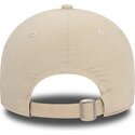 new-era-curved-brim-9forty-baby-cord-stade-toulousain-top-14-beige-adjustable-cap-with-beige-logo