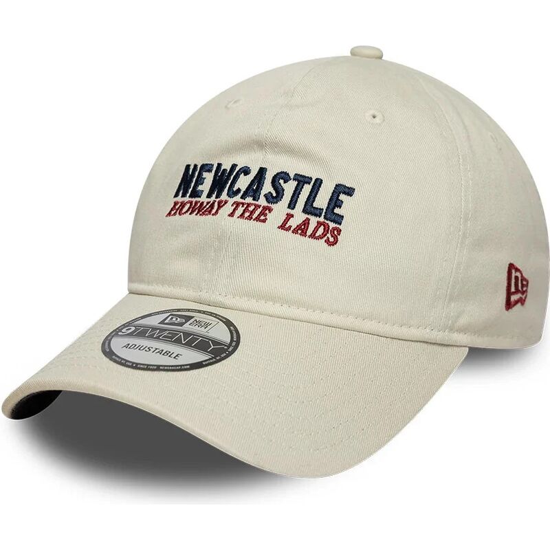 new-era-curved-brim-9twenty-wordmark-howay-the-lads-newcastle-united-football-club-premier-league-beige-adjustable-cap new-era-curved-brim-9twenty-wordmark-howay-the-lads-newcastle-united-football-club-premier-league-beige-adjustable-cap