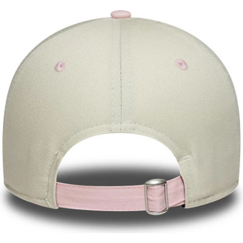 new-era-curved-brim-women-9twenty-newcastle-united-football-club-premier-league-beige-and-pink-adjustable-cap
