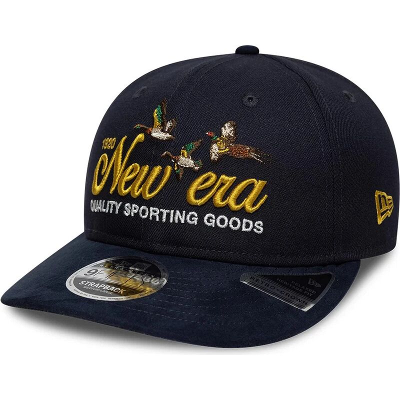 new-era-curved-brim-9fifty-retro-crown-suede-navy-blue-adjustable-cap