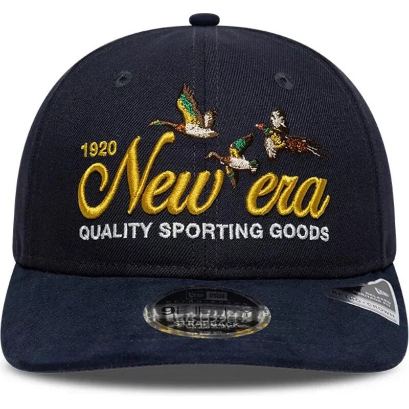 casquette-courbee-bleue-marine-ajustable-9fifty-retro-crown-suede-new-era casquette-courbee-bleue-marine-ajustable-9fifty-retro-crown-suede-new-era