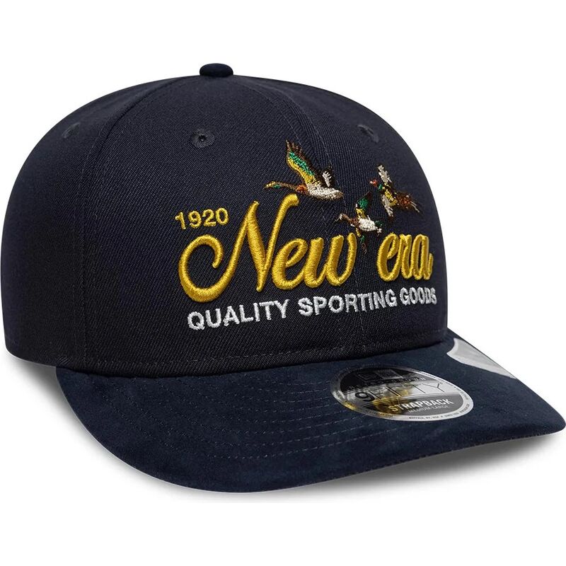 casquette-courbee-bleue-marine-ajustable-9fifty-retro-crown-suede-new-era casquette-courbee-bleue-marine-ajustable-9fifty-retro-crown-suede-new-era