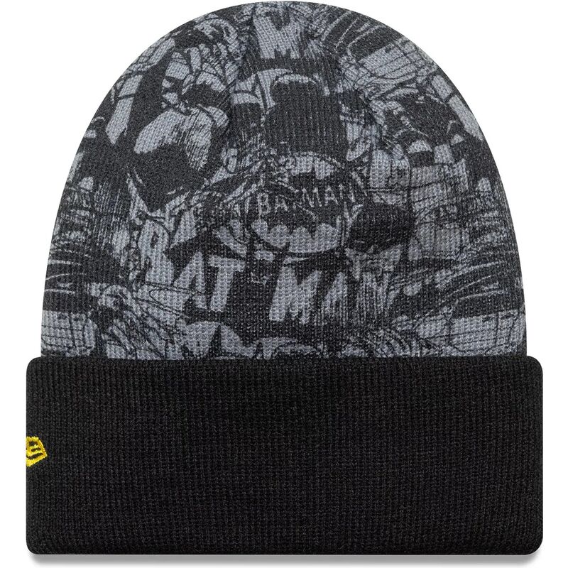 new-era-youth-dc-comics-batman-black-beanie new-era-youth-dc-comics-batman-black-beanie