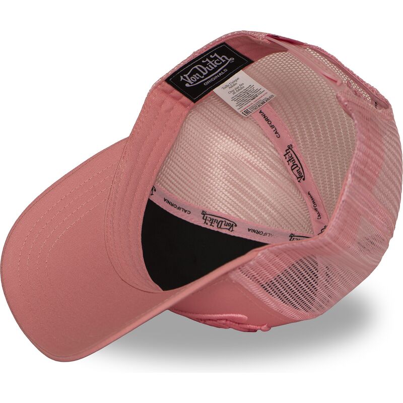 casquette-trucker-rose-emb05-von-dutch