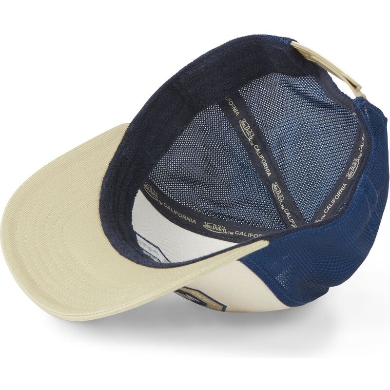 casquette-trucker-beige-et-bleue-sem10-von-dutch
