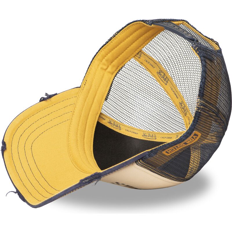 von-dutch-crew32-beige-and-navy-blue-trucker-hat