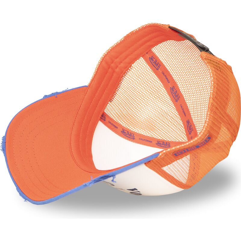 casquette-trucker-orange-et-bleue-crew34-von-dutch casquette-trucker-orange-et-bleue-crew34-von-dutch