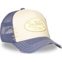 von-dutch-used-13-beige-and-purple-trucker-hat