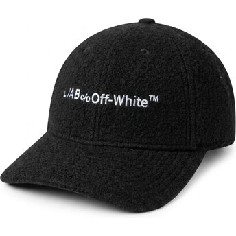 Casquette courbée noire ajustable Embroidered Sherpa L/AB c/o Off-White™