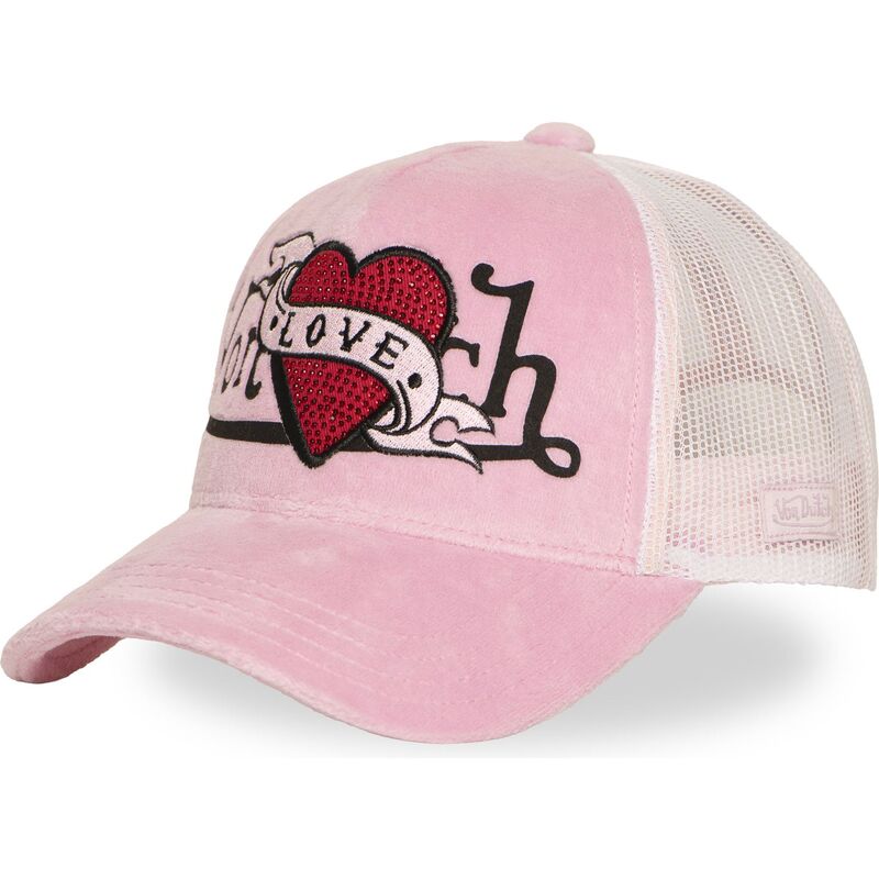casquette-trucker-rose-love-p-von-dutch casquette-trucker-rose-love-p-von-dutch
