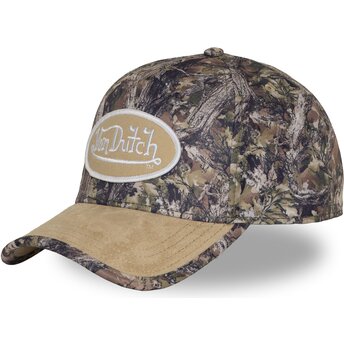 Casquette courbée beige snapback REKA03 Von Dutch