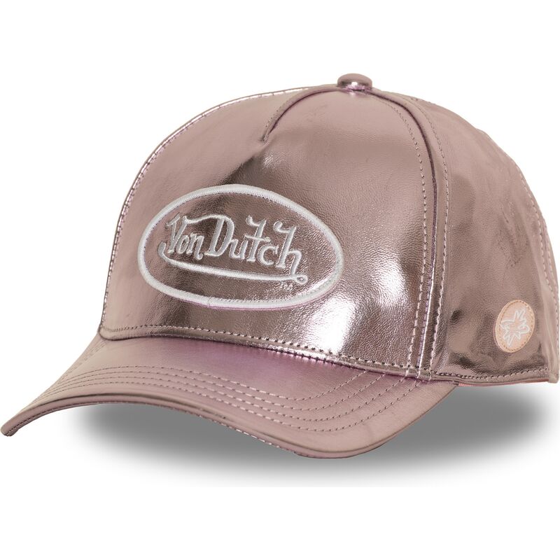 von-dutch-curved-brim-shinr-pink-adjustable-cap