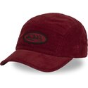 casquette-5-panel-courbee-rouge-ajustable-c5p-vel04-von-dutch