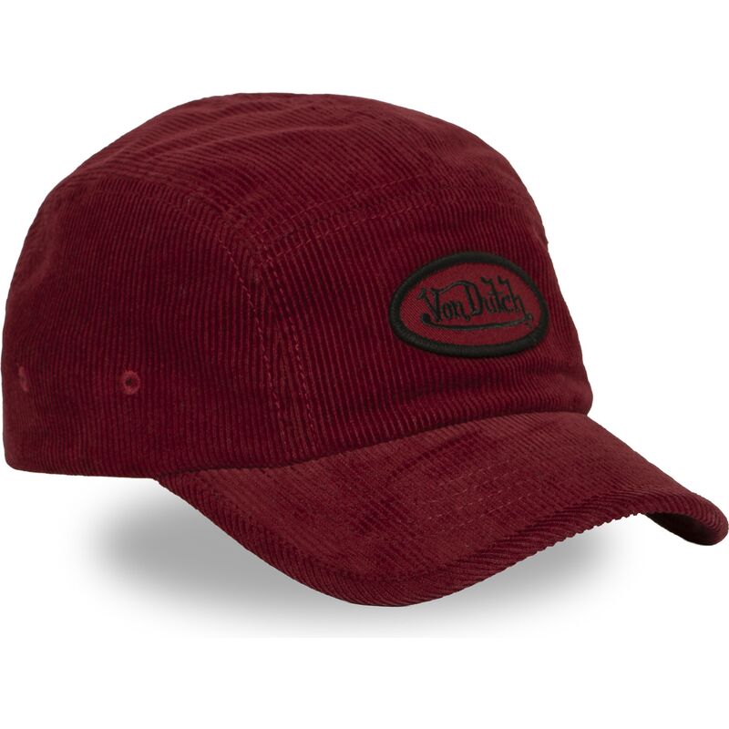 von-dutch-5-panel-c5p-vel04-red-adjustable-cap