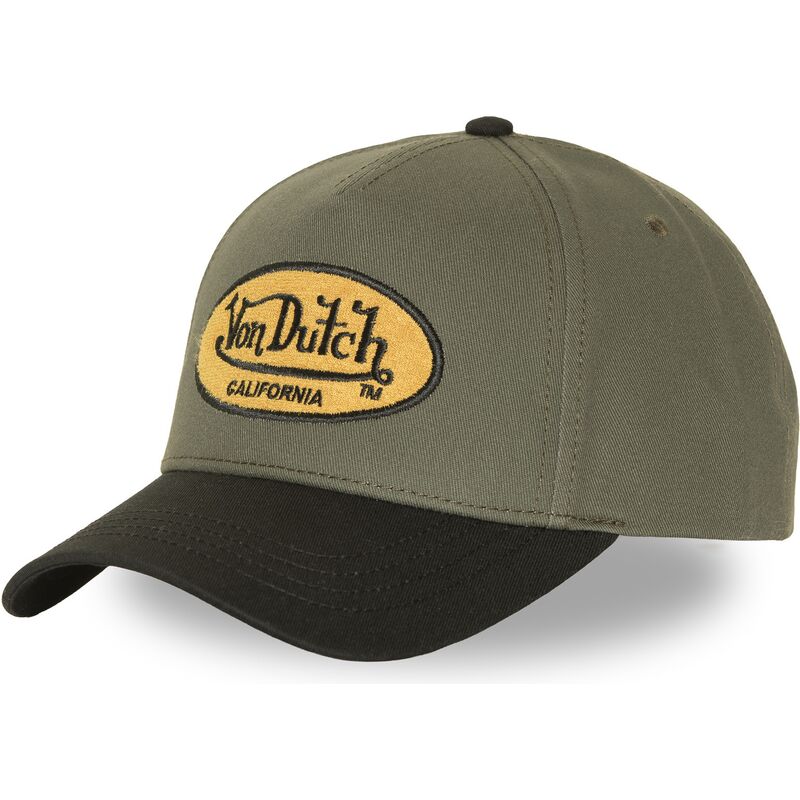 von-dutch-curved-brim-terry-fk-green-and-black-snapback-cap