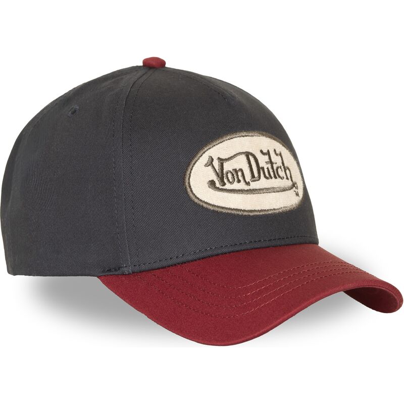 von-dutch-curved-brim-terry-fv-navy-blue-and-red-snapback-cap von-dutch-curved-brim-terry-fv-navy-blue-and-red-snapback-cap