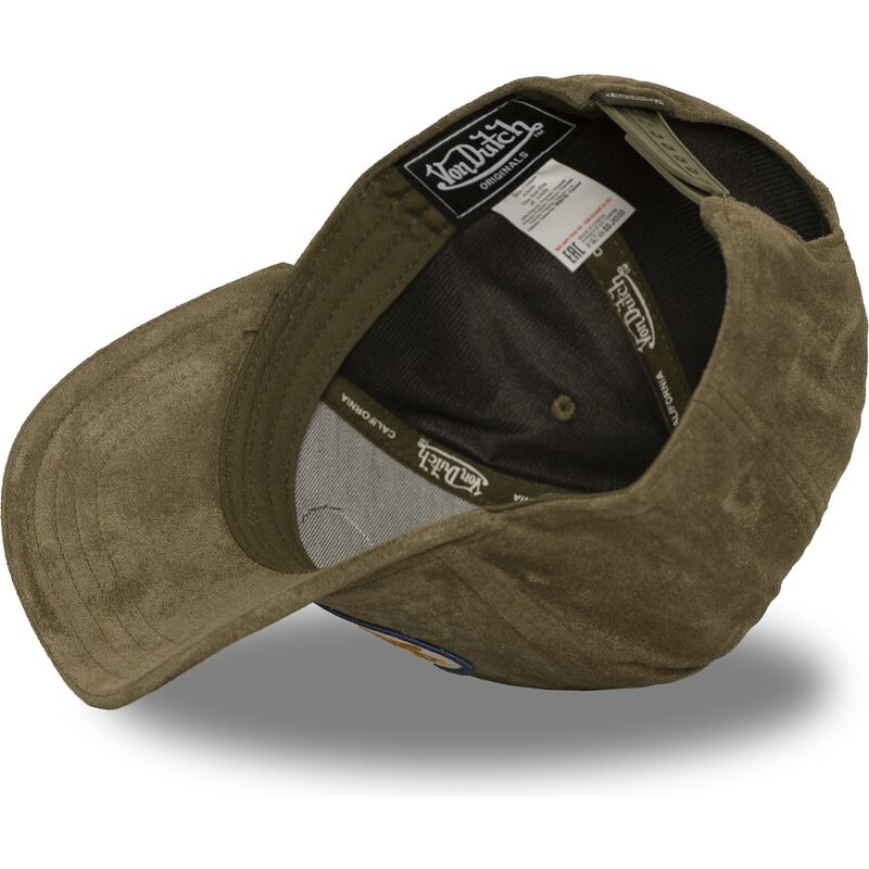 von-dutch-curved-brim-fur-fk-green-snapback-cap von-dutch-curved-brim-fur-fk-green-snapback-cap