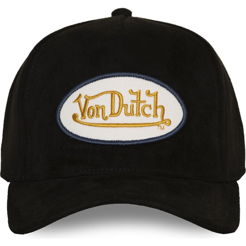 casquette-courbee-noire-snapback-fur-fn-von-dutch
