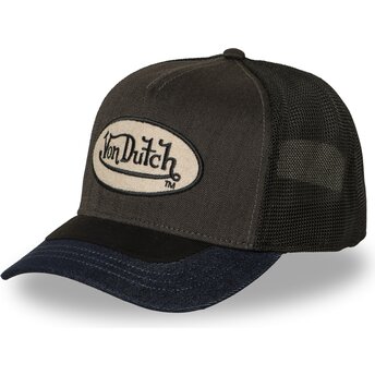 Casquette trucker grise et noire SHIELD06 Von Dutch