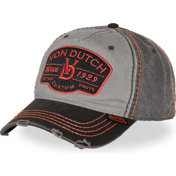Casquette courbée grise ajustable RETRO16 Von Dutch