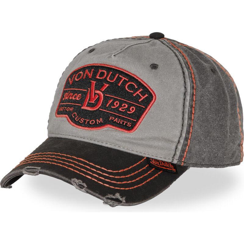 casquette-courbee-grise-ajustable-retro16-von-dutch casquette-courbee-grise-ajustable-retro16-von-dutch