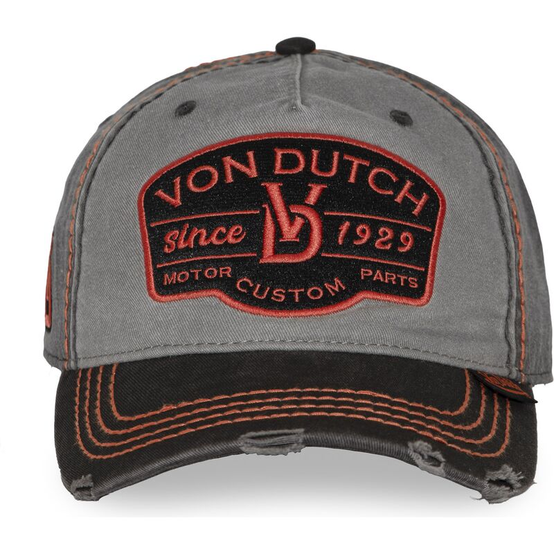 casquette-courbee-grise-ajustable-retro16-von-dutch casquette-courbee-grise-ajustable-retro16-von-dutch