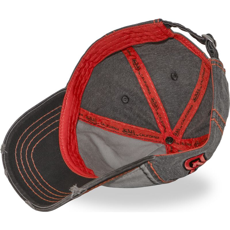 casquette-courbee-grise-ajustable-retro16-von-dutch casquette-courbee-grise-ajustable-retro16-von-dutch