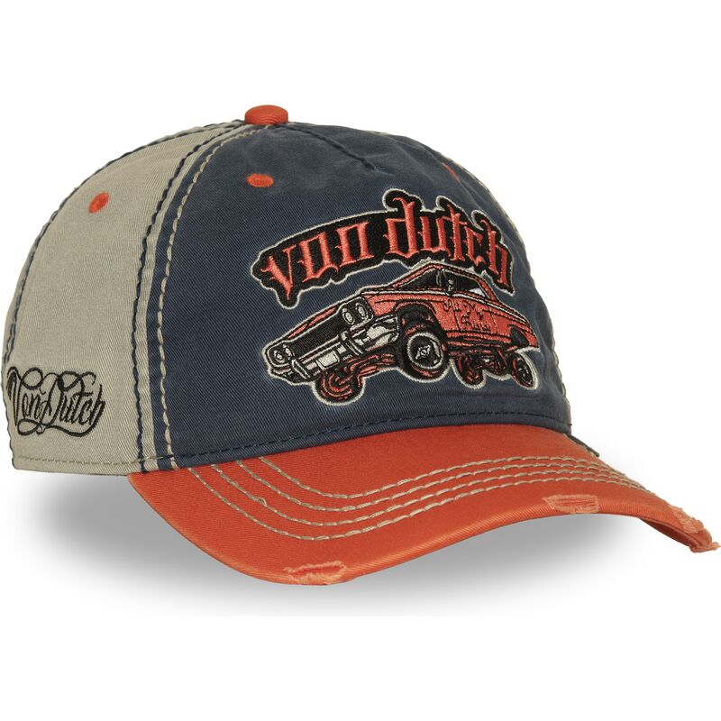 casquette-courbee-multicolore-ajustable-retro18-von-dutch casquette-courbee-multicolore-ajustable-retro18-von-dutch
