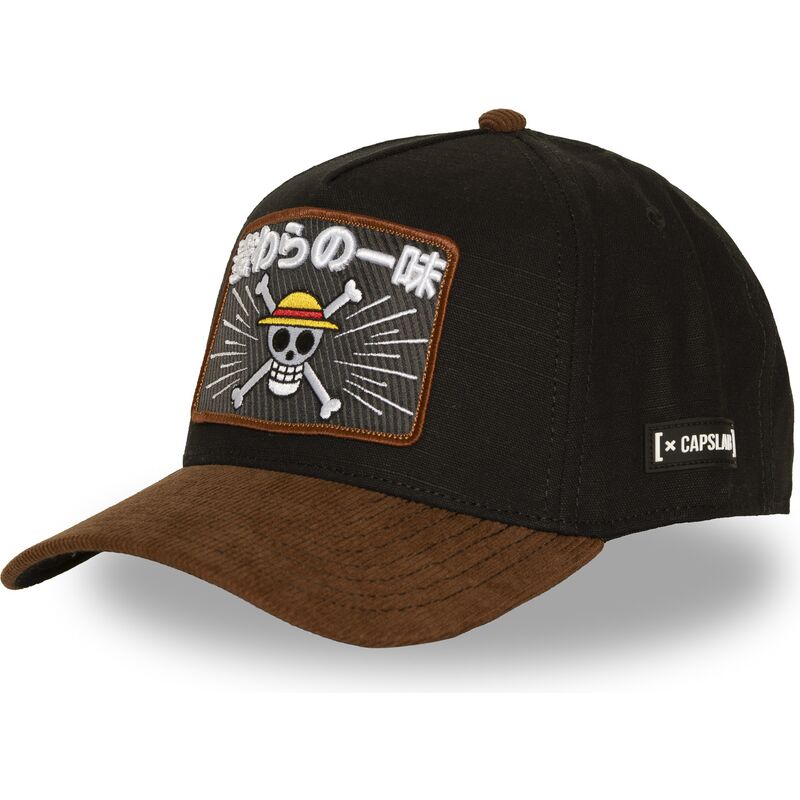 casquette-trucker-marron-straw-hat-pirates-op8-mug-one-piece-capslab casquette-trucker-marron-straw-hat-pirates-op8-mug-one-piece-capslab