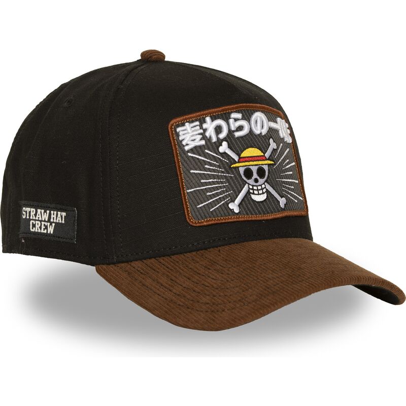 casquette-trucker-marron-straw-hat-pirates-op8-mug-one-piece-capslab casquette-trucker-marron-straw-hat-pirates-op8-mug-one-piece-capslab
